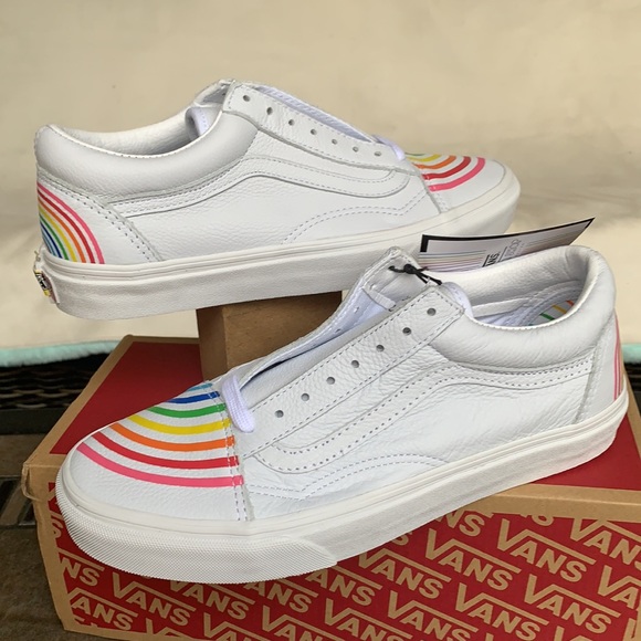VANS OLD SKOOL FLOUR SHOP RAINBOW/TRUE WHITE MEN’s - Picture 6 of 15